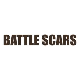 Battle Scars Decal (Brown)